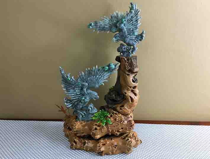 常朋玉雕作品《大展鸿图》6