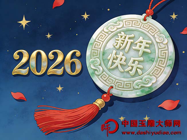 中国玉雕大师网-恭祝2026新年快乐！